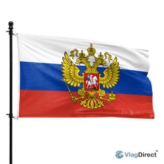 Rusland met wapen vlag