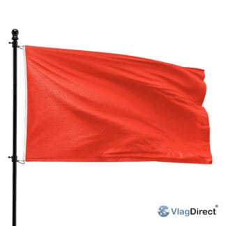 Rode vlag - Rode thema vlag - 90 x 150 cm.