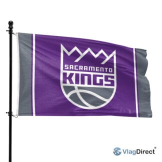 Sacramento Kings vlag - Sacramento Kings basketbalteam vlag - 90 x 150 cm.